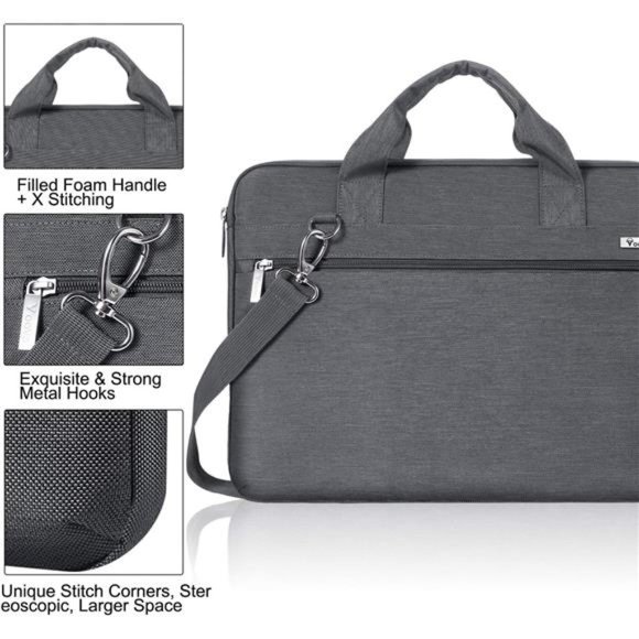 17-17.3 Inch Carrying Case, 360° Protective Computer Bag - Picture 6 of 6
